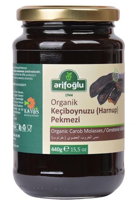 Arifoğlu Organik Keçiboynuzu Pekmezi 440g
