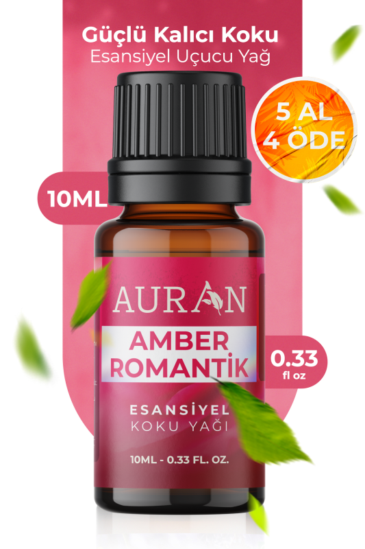 Auran Amber Romantik Esansiyel Koku Yağı 10ml