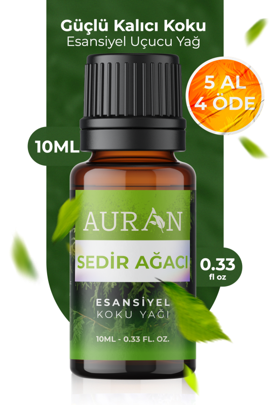 Auran Sedir Ağacı Esansiyel Koku Yağı 10ml