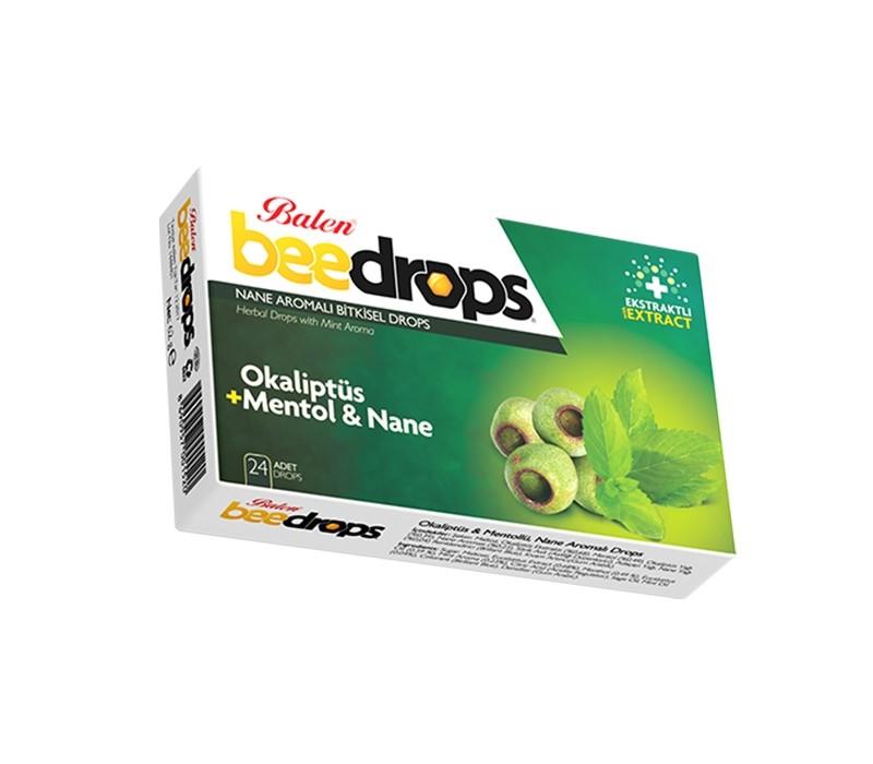 Balen Beedrops Okaliptüs ve Mentol-Nane Aromalı Drops