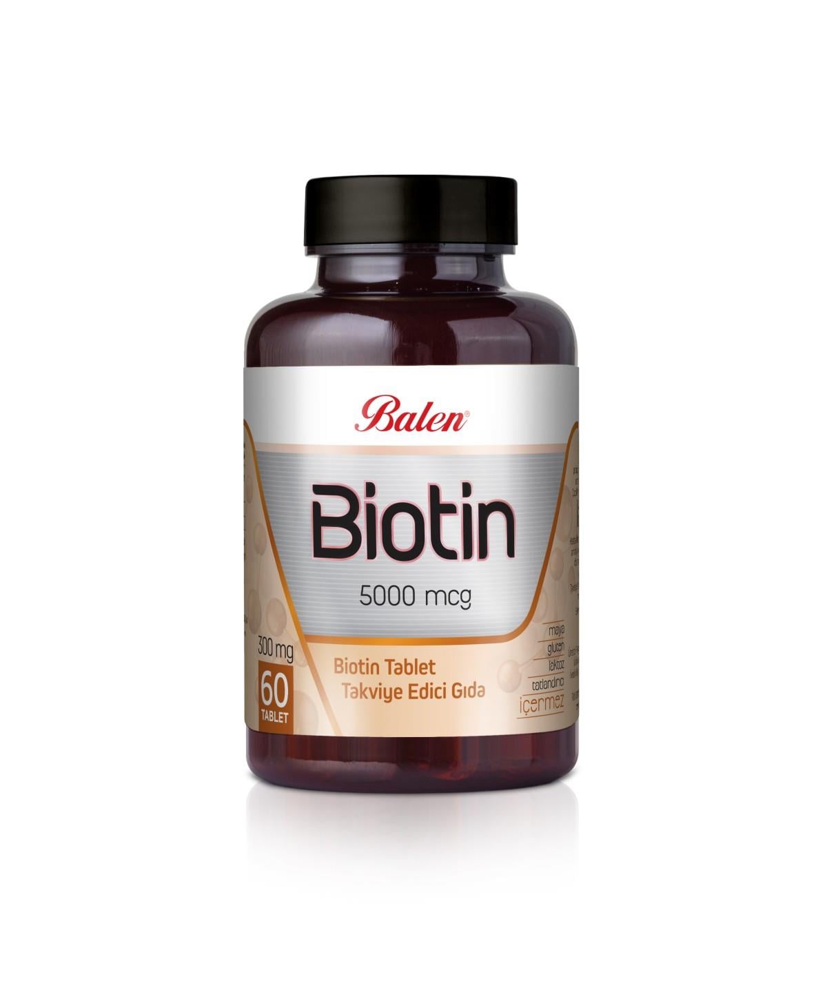 Balen Biotin 300mgx60 Tablet