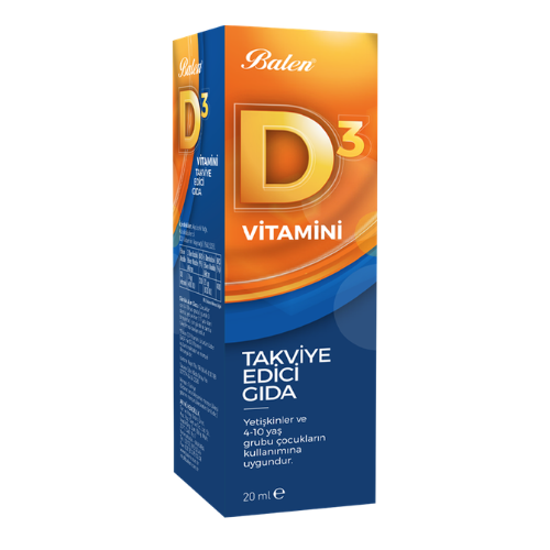 Balen D 3 Vitamini (Sıvı) 20ml