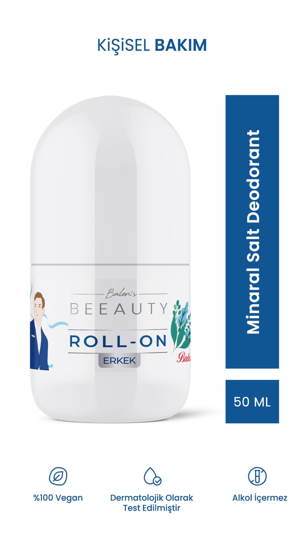 Balen Erkek Mineral Salt Deodorant Roll-On 50ml