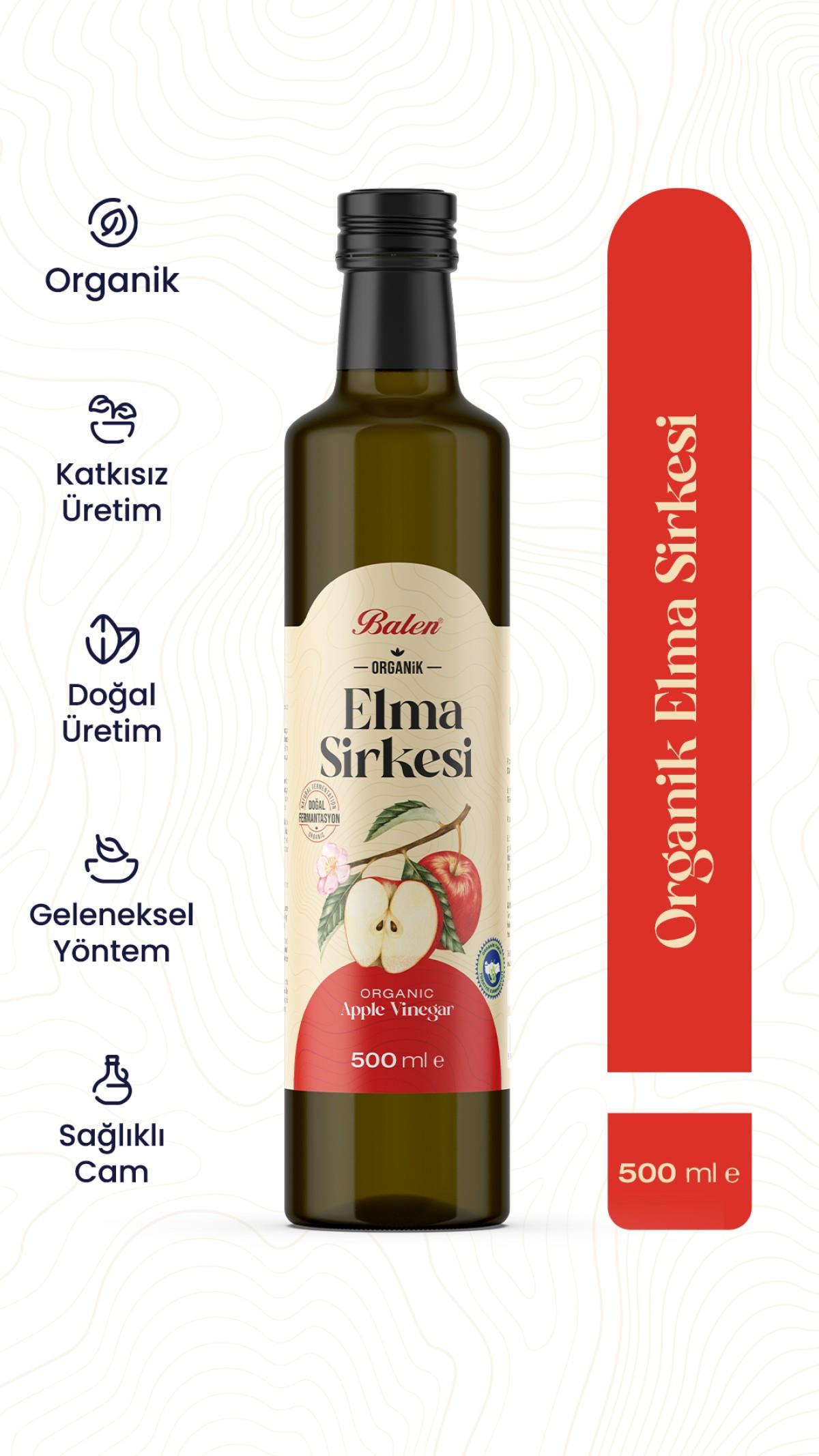Balen Organik Elma Sirkesi 500ml