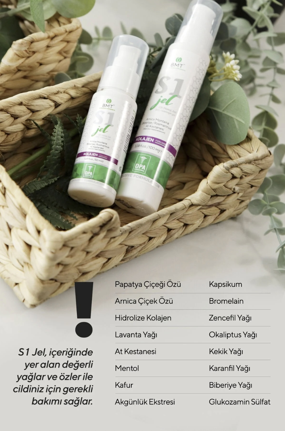 Biomet S1™ Cilt Masaj Jeli 100ml