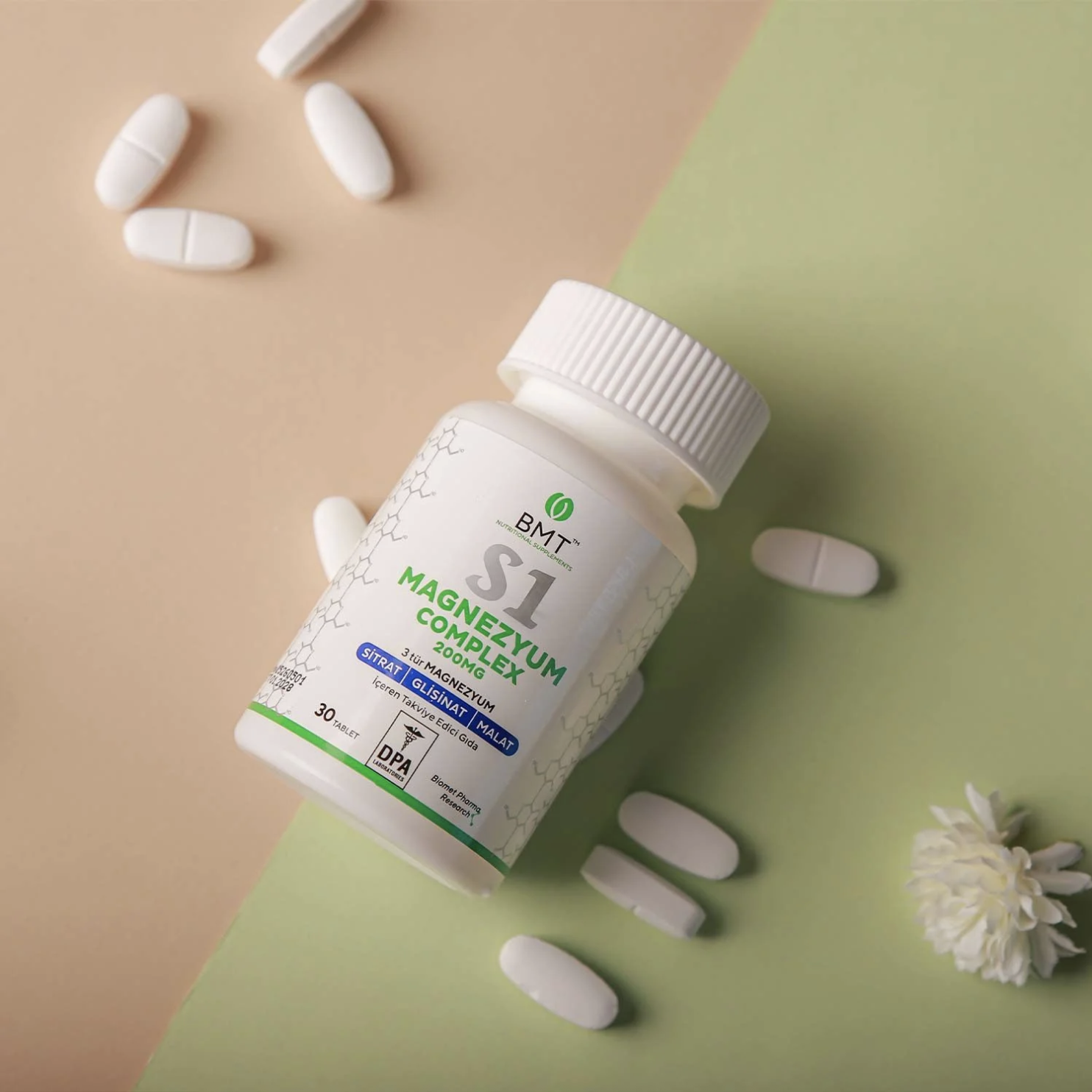 Biomet S1™ Magnezyum Complex - Sitrat Malat Glisinat 30 Tablet