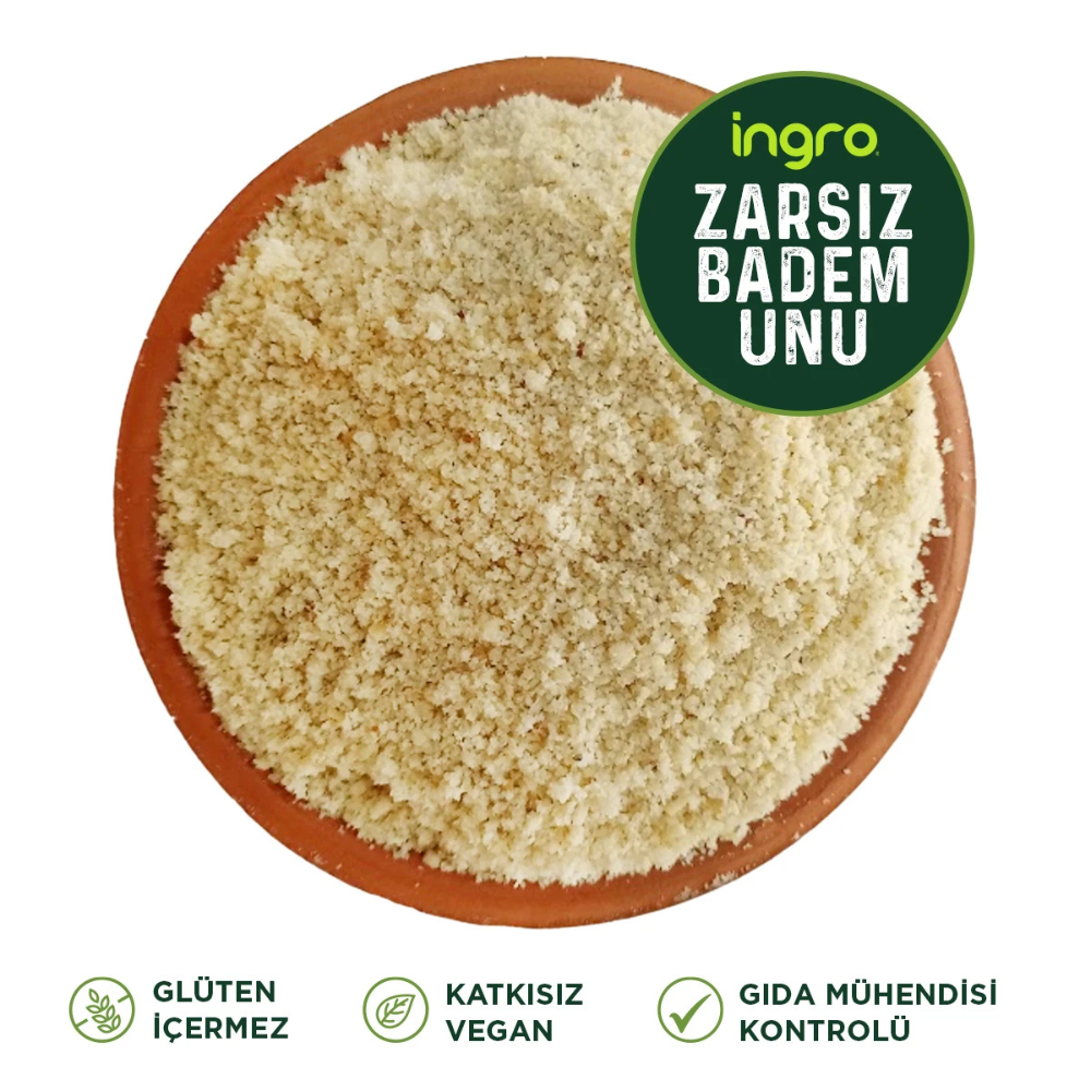 İngro Glutensiz Badem Unu (Zarsız) 700 g