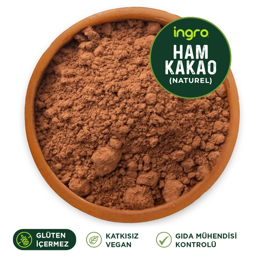 İngro Glutensiz Ham Kakao (NATUREL) 500 g