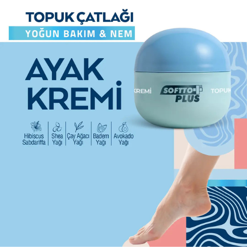 Softto Plus Topuk Çatlağı ve Ayak Kremi 100ml