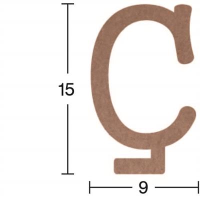 H 04 18 mm  Ç HARFİ