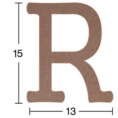 H 21 18 mm  R HARFİ