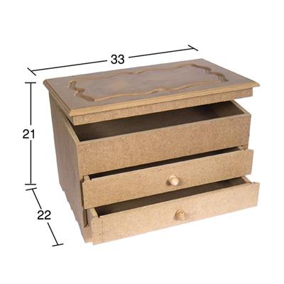 KU 228 2 ÇEKMECELİ  KUTU