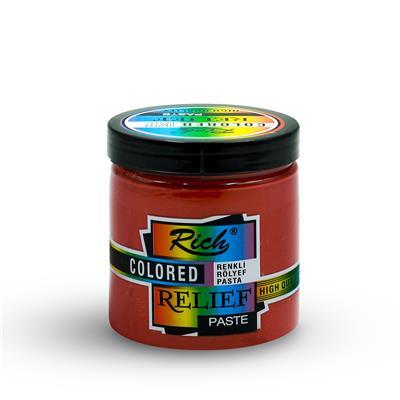RENKLİ RÖLYEF PASTA - KİREMİT  250ml