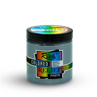 RENKLİ RÖLYEF PASTA - MARJİNAL GRİ  250ml