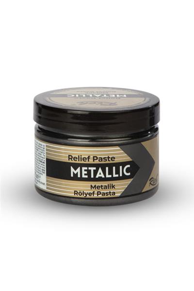 RÖLYEF PASTA METALİK - SİYAH 150ml