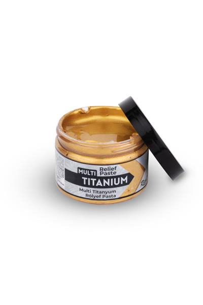 TİTANYUM RÖLYEF PASTA - ANTİK ALTIN 150ml