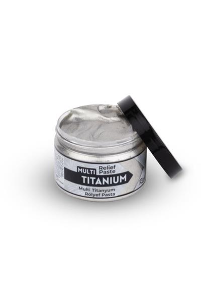 TİTANYUM RÖLYEF PASTA - ANTİK GÜMÜŞ 150ml