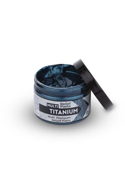 TİTANYUM RÖLYEF PASTA - ANTİK TURKUAZ 150ml