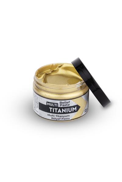 TİTANYUM RÖLYEF PASTA - BEYAZ ALTIN 150ml