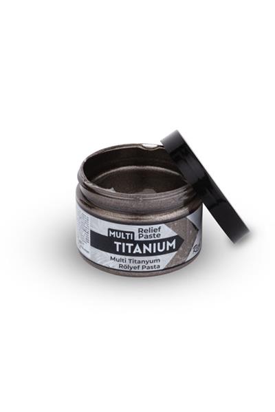 TİTANYUM RÖLYEF PASTA - TAŞ GRİ 150ml