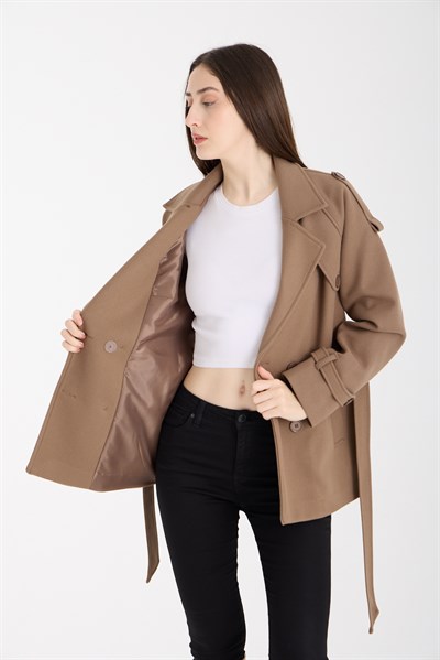 Calina Vizon Regular Fit Premium Kaşe Ceket