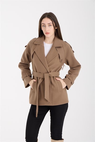 Calina Vizon Regular Fit Premium Kaşe Ceket