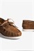 Kadın Hakiki Süet Bağcıklı Loafer Günlük Ayakkabı Torin Taba