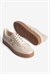 Kadın Sneaker Bağcıklı Spor Ayakkabı Leron Bej