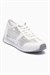 Kadın Sneaker File Pullu Detaylı Rahat Günlük Spor Ayakkabı Belina Beyaz