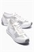 Kadın Sneaker File Pullu Detaylı Rahat Günlük Spor Ayakkabı Belina Beyaz