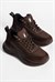 Kadın Sneaker Kalın Tabanlı Bağcıklı Myra Kahverengi