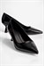 Kadın Stiletto Sivri Burun Topuklu Ayakkabı Luma Siyah