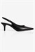 Kadın Stiletto Sivri Burun Topuklu Ayakkabı Elira Siyah