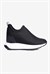 Kadın Streç Gizli Ökçe Sneaker Bot Kalın Taban Tulea Siyah