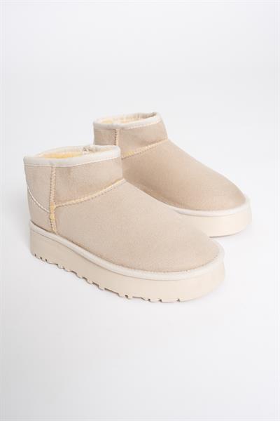 Kadın Süet Bot Bej Lia