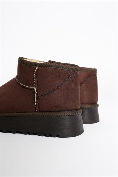 Kadın Süet Bot Kahve Lia