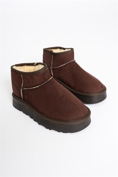 Kadın Süet Bot Kahve Lia