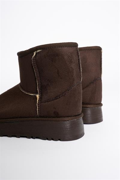 Kadın Süet Bot Kahve Mia