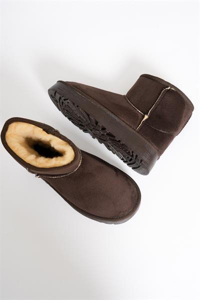 Kadın Süet Bot Kahve Mia