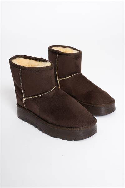 Kadın Süet Bot Kahve Mia