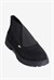 Kadın Süet Bot Lastik Detaylı Kalın Taban Asha Siyah