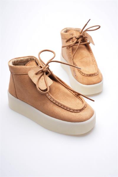 Kadın Süet Bot Saraçlı Taba Aldora