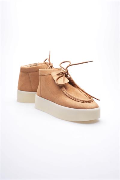 Kadın Süet Bot Saraçlı Taba Aldora