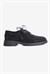 Kadın Süet Loafer Oxford Taşlı Tül Bağcıklı Pera Siyah