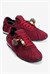 Kadın Süet Sneaker Arka Lastikli Aksesuarlı Spor ayakkabı Moya Bordo