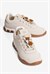 Kadın Süet Sneaker Çiçek Aksesuarlı Günlük Spor Ayakkabı  Nira Bej