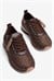 Kadın Süet Sneaker Taşlı Bağcıklı Mely Kahverengi