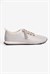 Kadın Süet Sneaker Taşlı Bağcıklı Mely Bej