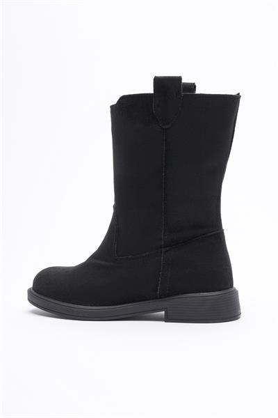 Kadın Süet Uzun Bot Siyah Niva