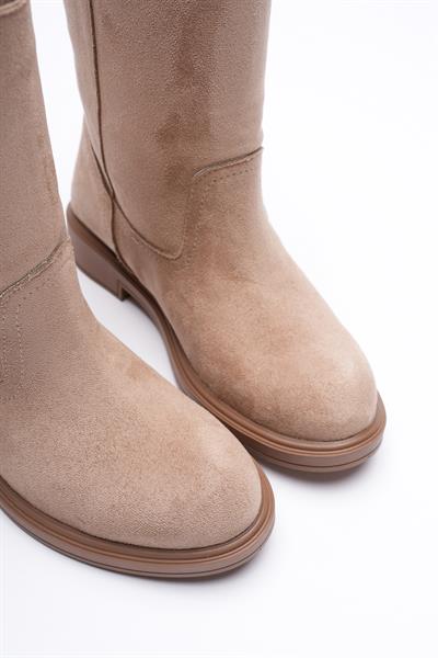 Kadın Süet Uzun Bot Vizon Niva